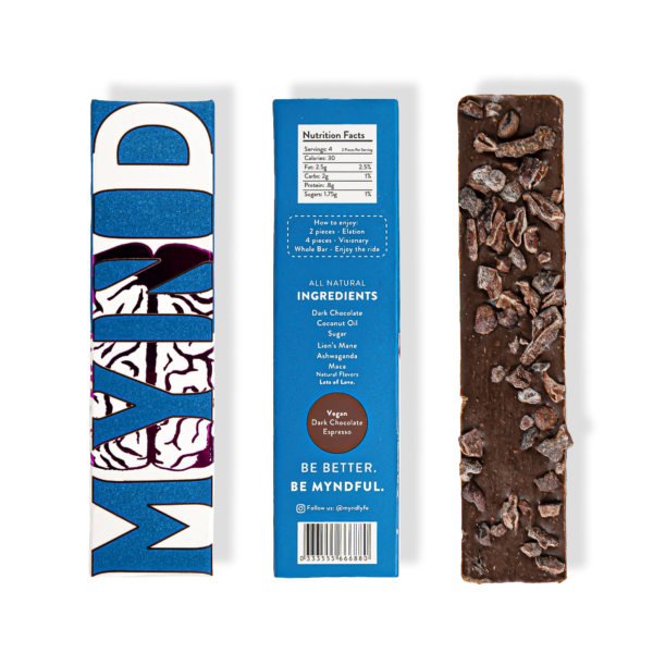 dark chocolate espresso mynd bar